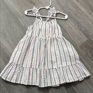 Cat & Jack Kids Dress with Blue and red Stripes